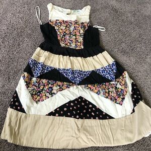 Anthropologie dress with tulle skirt & pockets